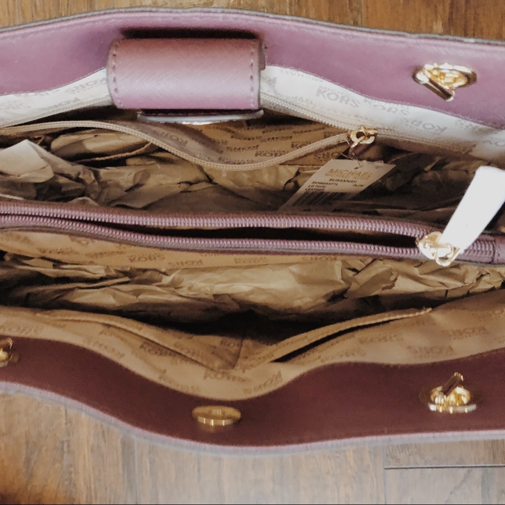 NWT Michael Kors purse Plum - Picture 2 of 4